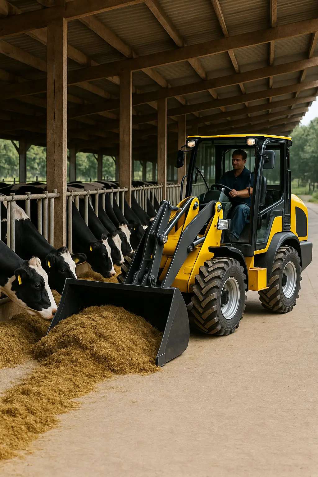 Top 7 Mini Wheel Loader Applications in Agriculture and Livestock Farms