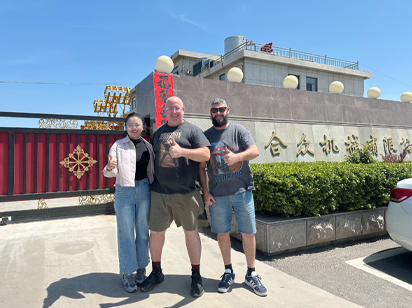 Welcome New Zealand Customers To Visit Our Factory