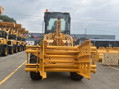 The Flat Clamp Of The Wheel Loader