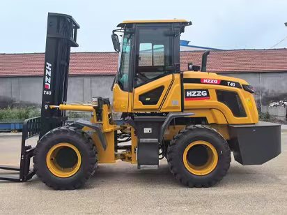 4 тонны от дороги грубой террасы вилочный погрузчик