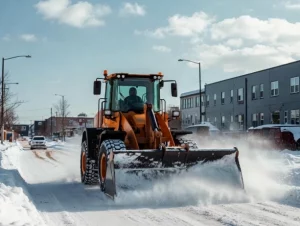 Municipal Snow Season Wheel Loader Applications in Urban Snow Removal