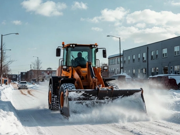 Municipal Snow Season: Wheel Loader Applications in Urban Snow Removal