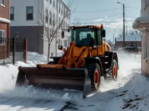 Wheel Loader Applications in Urban Snow Removal