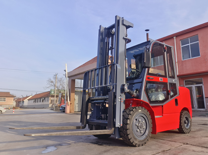 Chariot élévateur diesel de contrebalance de 3 tonnes avec des fonctionnalités personnalisables