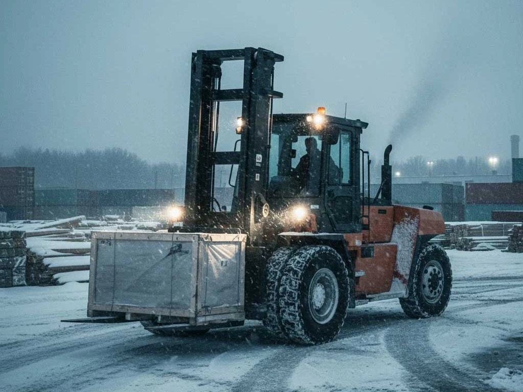 Reliable Forklift Starting in Extreme Cold -40°C Conditions in Russia and Central Asia – Real-World Testing and Practical Solutions
