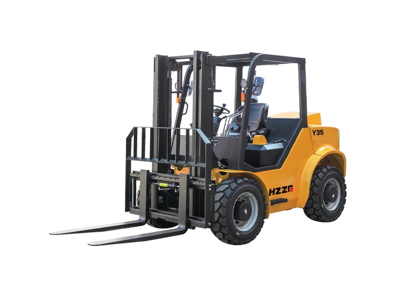 Can a 3.5-Ton Rough Terrain Forklift Work on Slopes Gradeability, Load Center and Safety Explained
