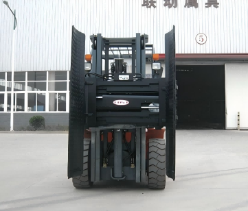 Forklift Attachment---Side-Shift Tire Clamps