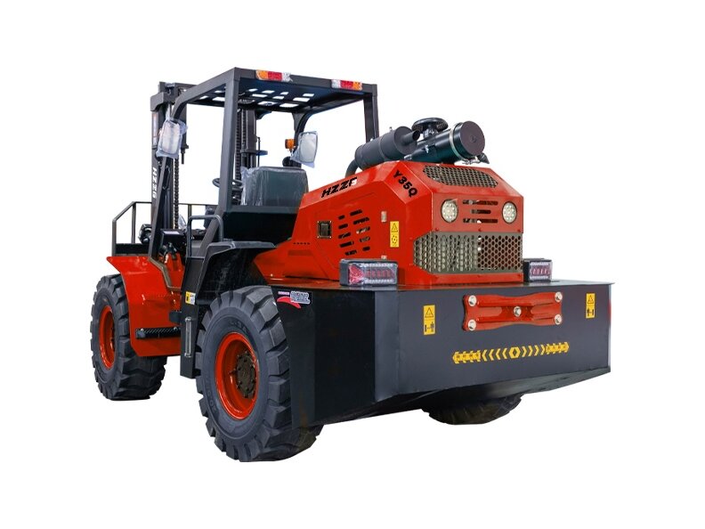 Can a 3.5-Ton 4WD Rough Terrain Forklift Handle Mud, Gravel, and Slopes