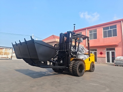 Forklift Attachment: The Ultimate 1m³ Forklift Bucket Attachment for 2.5-4 Ton Forklifts