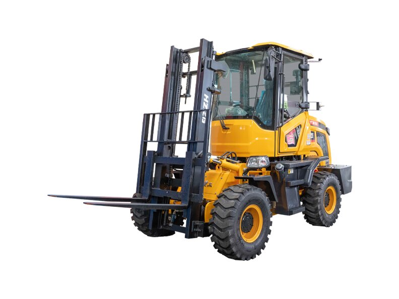 How Does the T35 3.5-Ton Rough Terrain Forklift Balance Power